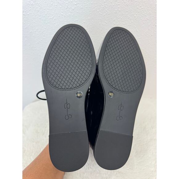 Jessica Simpson Black Patent Platform Oxford Shoes Size 7M NWOT - Picture 7 of 8